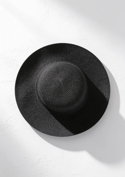 Elegancki pleciony kapelusz