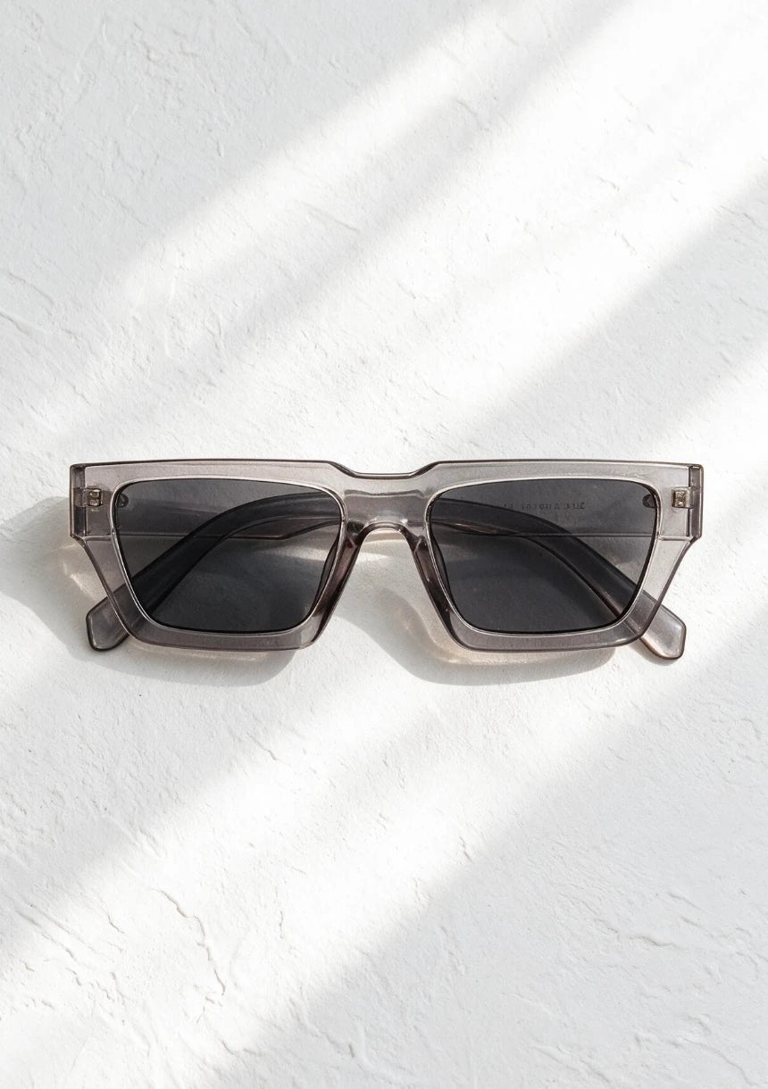 Prostokątne okulary przeciwsłoneczne unisex