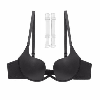 Biustonosz push-up z odważnym dekoltem plunge