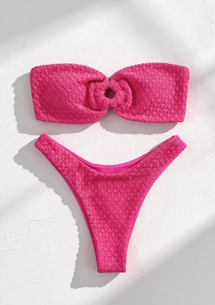 Dwuczęściowy strój kąpielowy bandeau