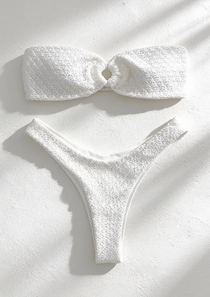 Dwuczęściowy strój kąpielowy bandeau